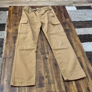 Old Navy boys tan pants, size L (10-12)
